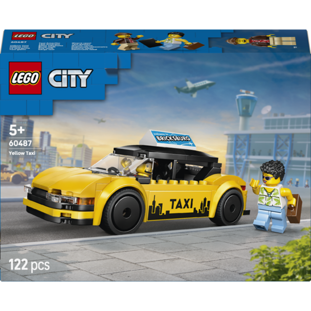 Lego City Yellow Taxi